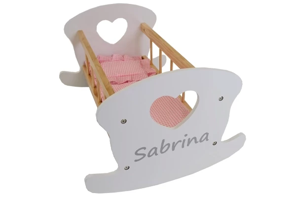 Voor poppenbedje Sweet Dreams Heart wood