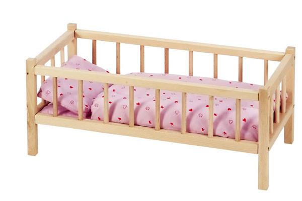 Poppenbed blank van het merk Goki.