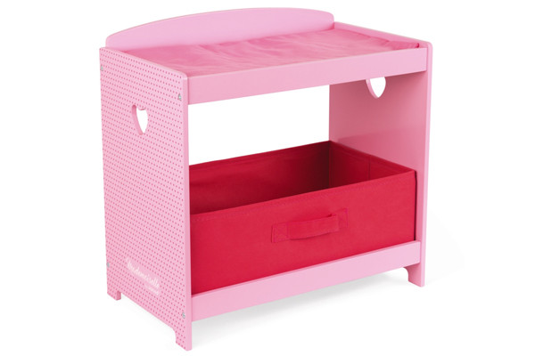 Roze houten commode van Janod.
