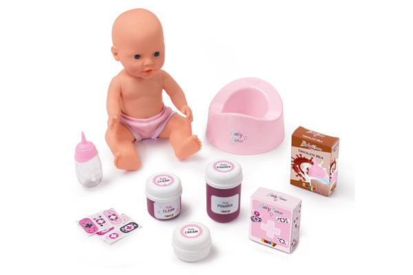 Inclusief pop en accessoires.