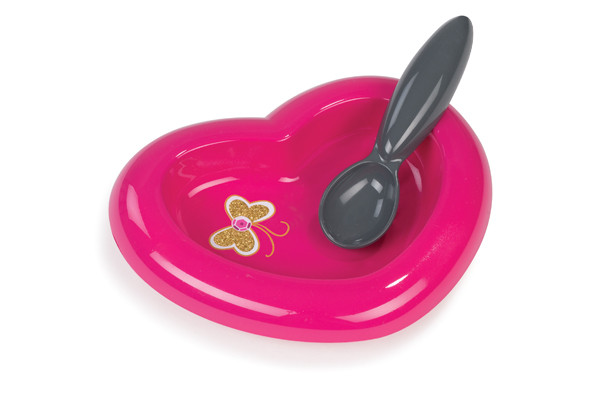 Geleverd inclusief accessoires om je pop eten te geven.