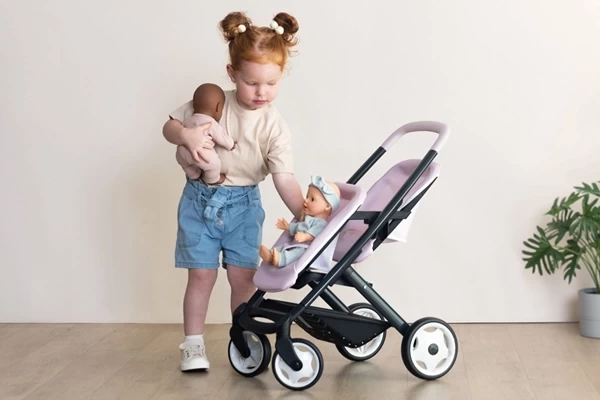 Voorzien van zwenkwielen