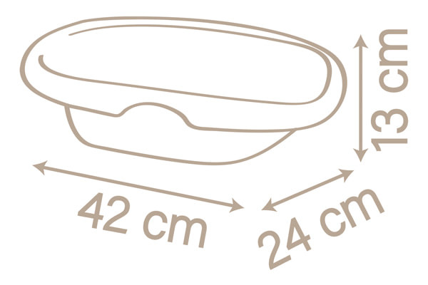 Afmeting: 42x24x13 cm