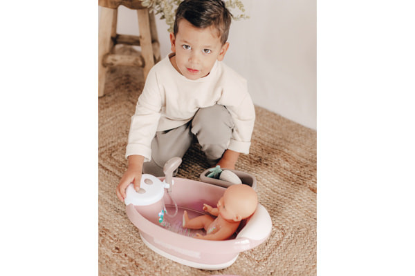 LED-lichtjes in het bad