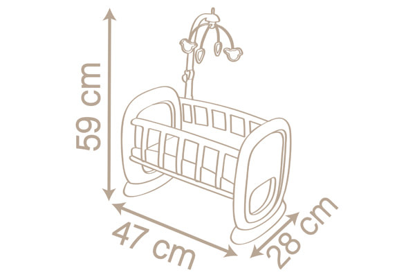 Afmeting: 47x28x59 cm